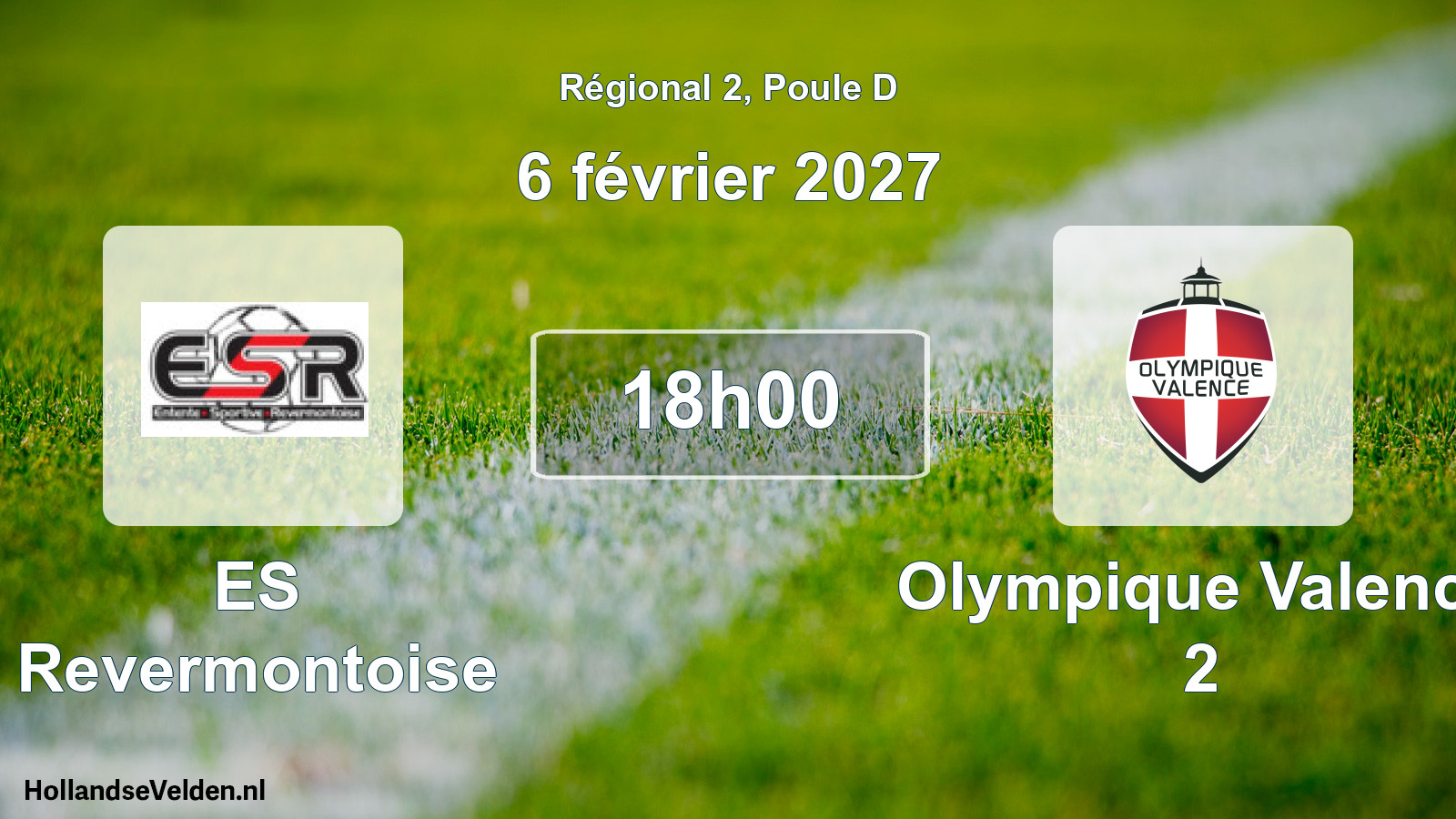 Scheduled Match: ES Revermontoise - Olympique Valence 2 (6 February 2027)