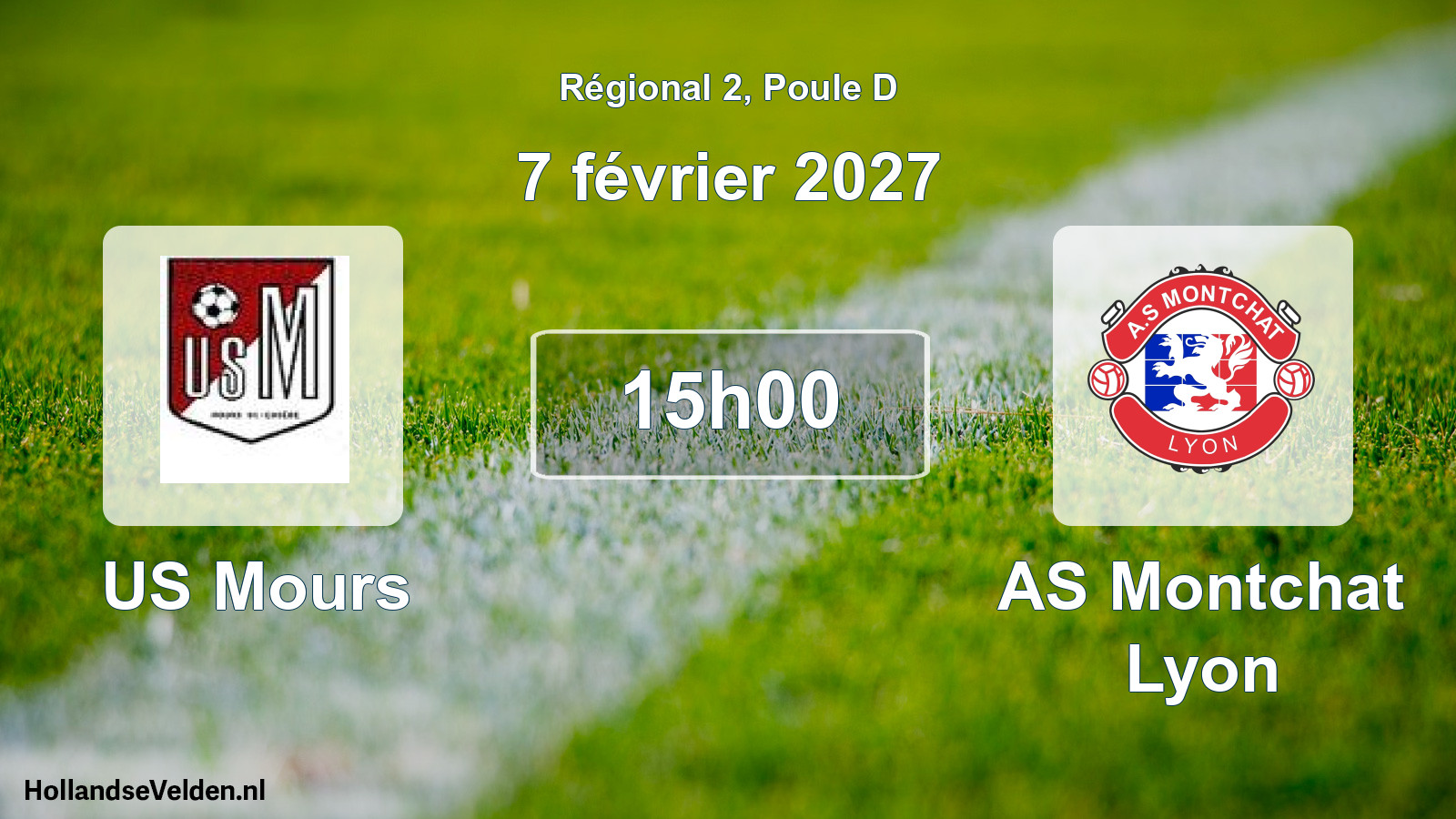 Scheduled Match: US Mours - AS Montchat Lyon (7 February 2027)
