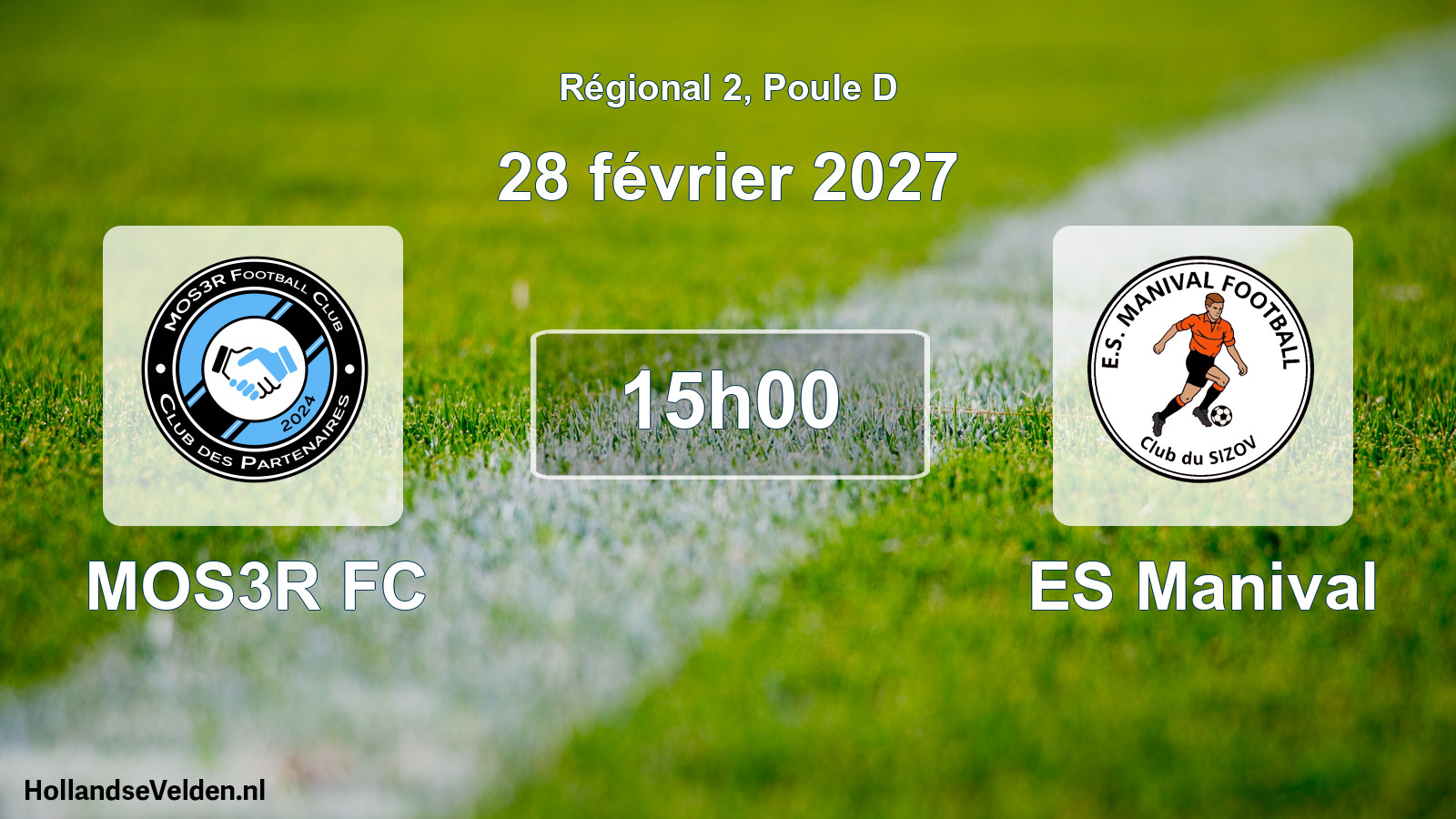 Scheduled Match: MOS3R FC - ES Manival (28 February 2027)