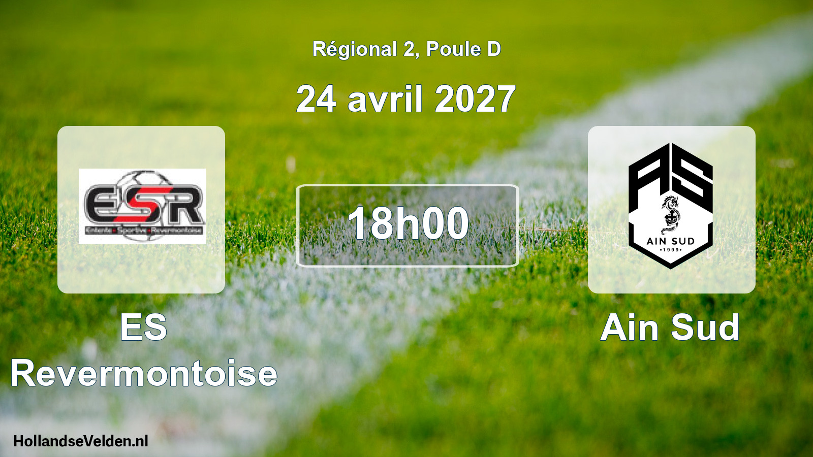 Scheduled Match: ES Revermontoise - Ain Sud (24 April 2027)