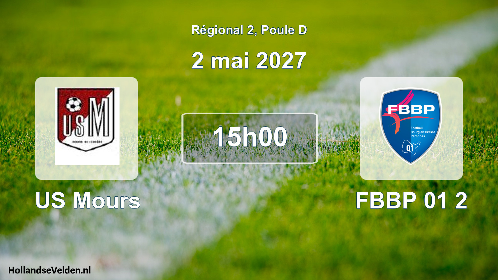 Scheduled Match: US Mours - FBBP 01 2 (2 May 2027)