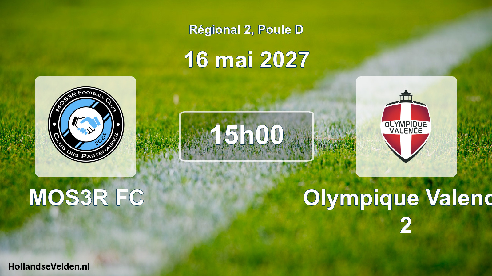 Scheduled Match: MOS3R FC - Olympique Valence 2 (16 May 2027)