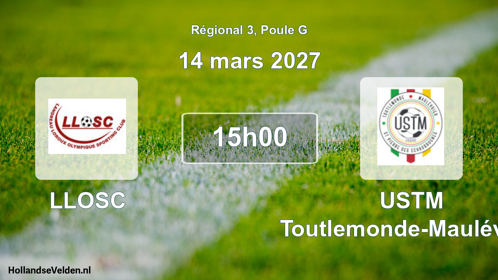 Scheduled Match: LLOSC - USTM Toutlemonde-Maulévrier (14 March 2027)