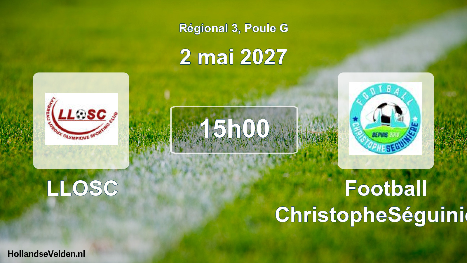 Scheduled Match: LLOSC - Football ChristopheSéguinière (2 May 2027)