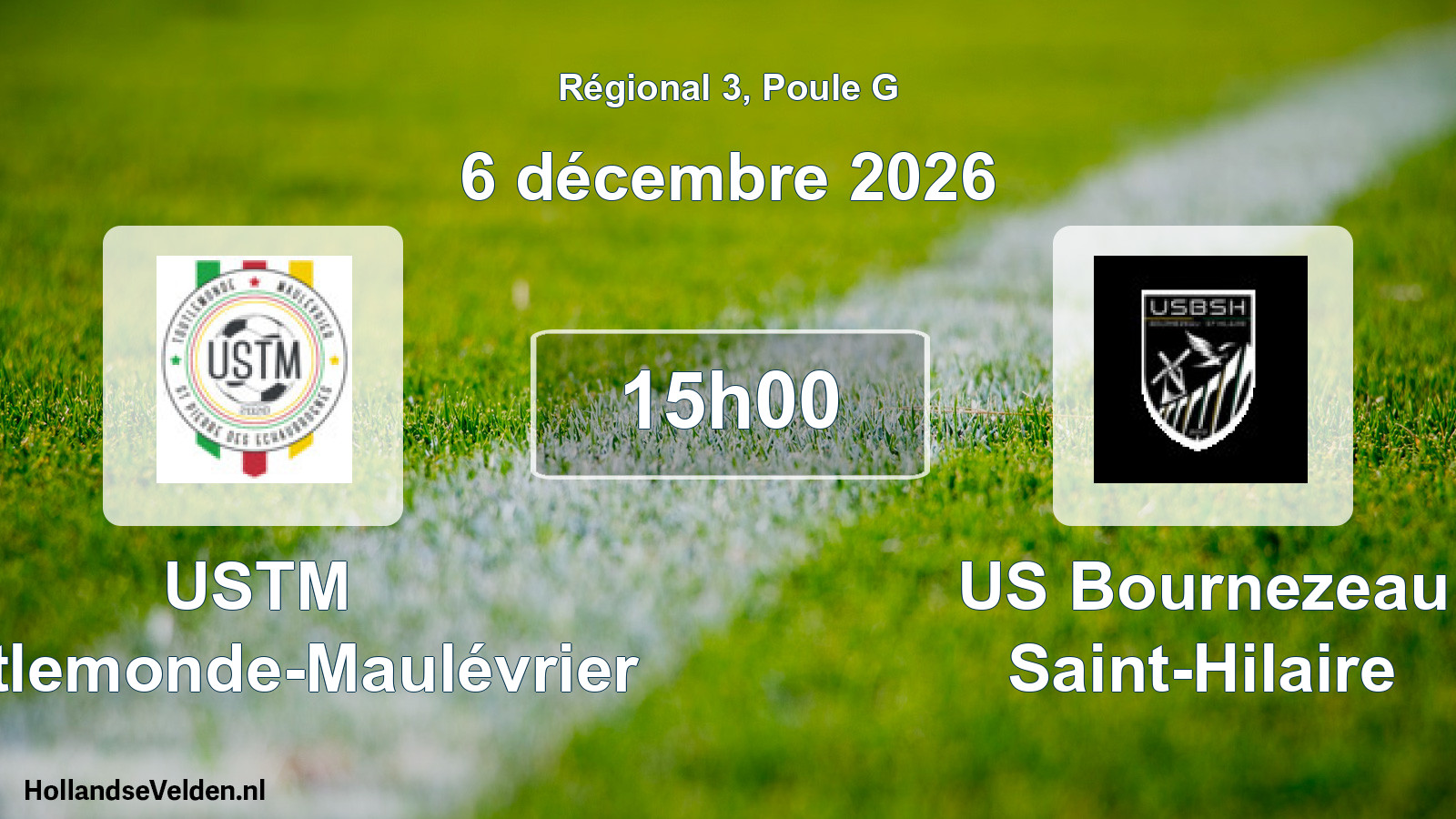 Scheduled Match: USTM Toutlemonde-Maulévrier - US Bournezeau Saint-Hilaire (6 December 2026)