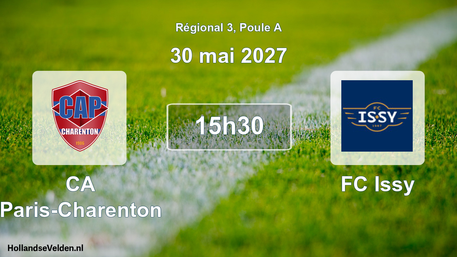 Scheduled Match: CA Paris-Charenton - FC Issy (30 May 2027)
