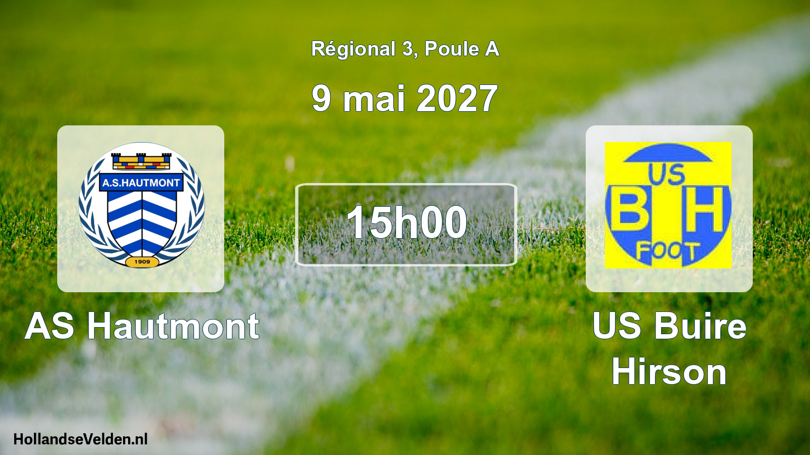 Scheduled Match: AS Hautmont - US Buire Hirson (9 May 2027)