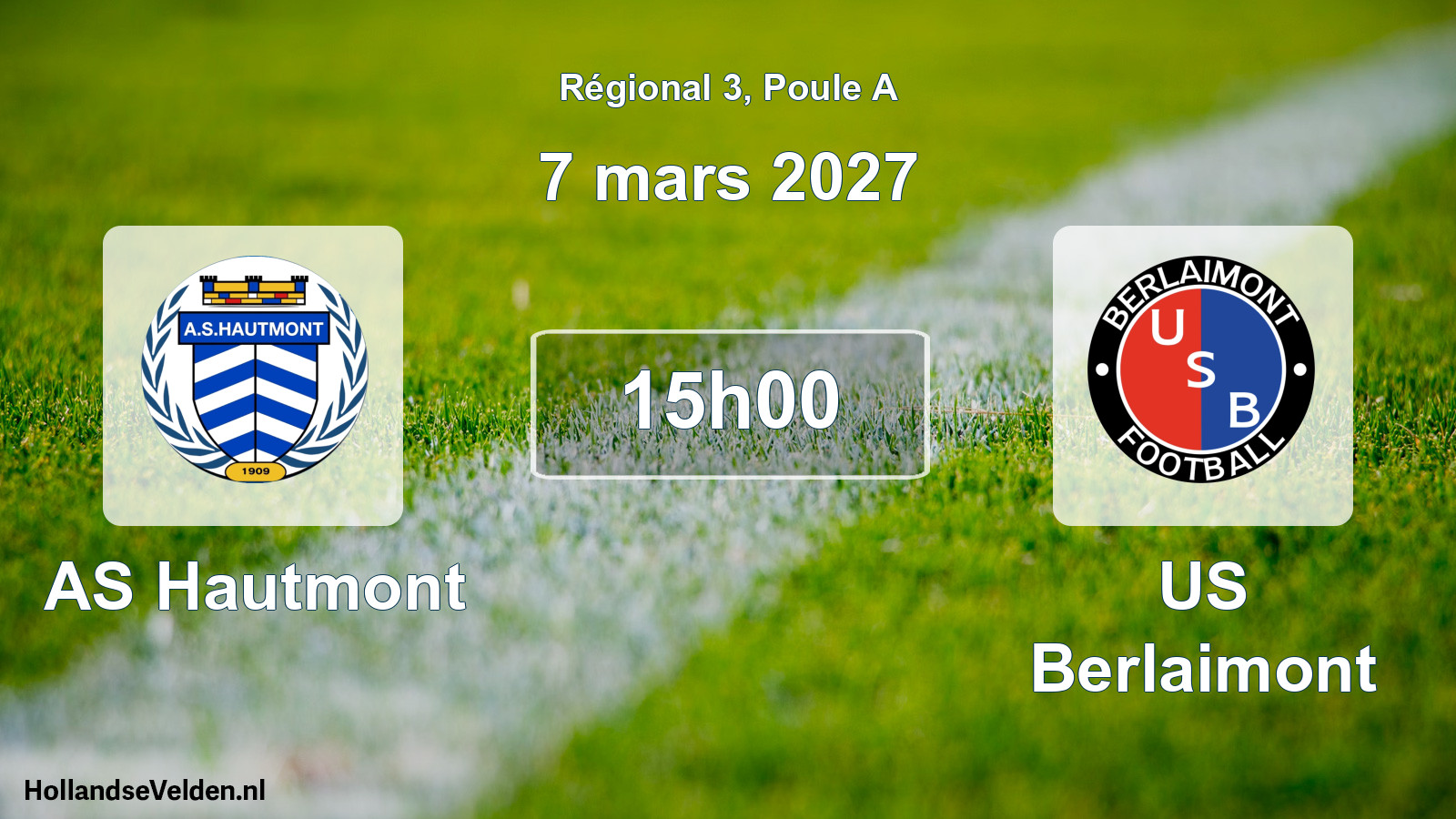 Scheduled Match: AS Hautmont - US Berlaimont (7 March 2027)
