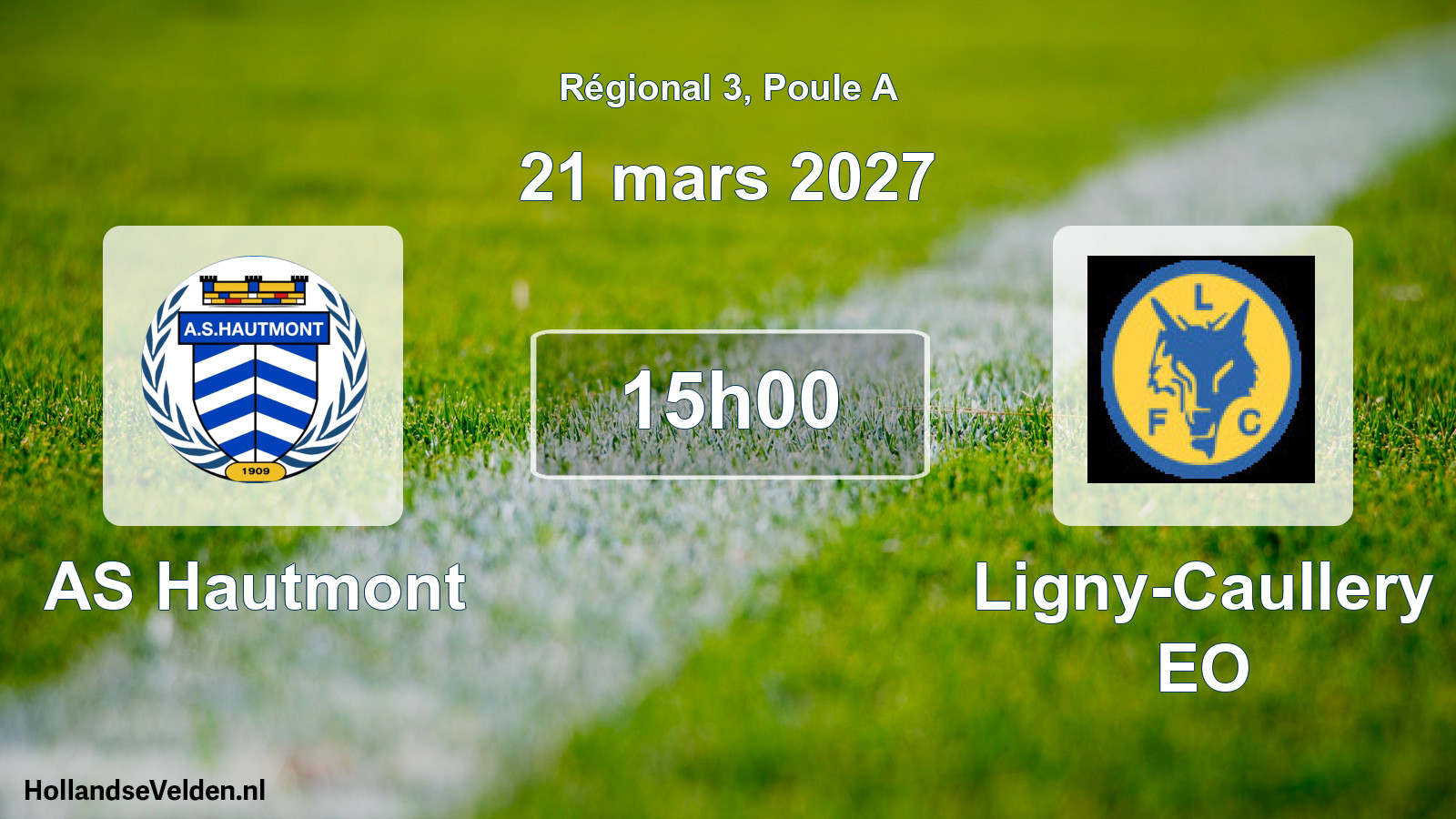 Match programmé: AS Hautmont - Ligny-Caullery EO (21 mars 2027)