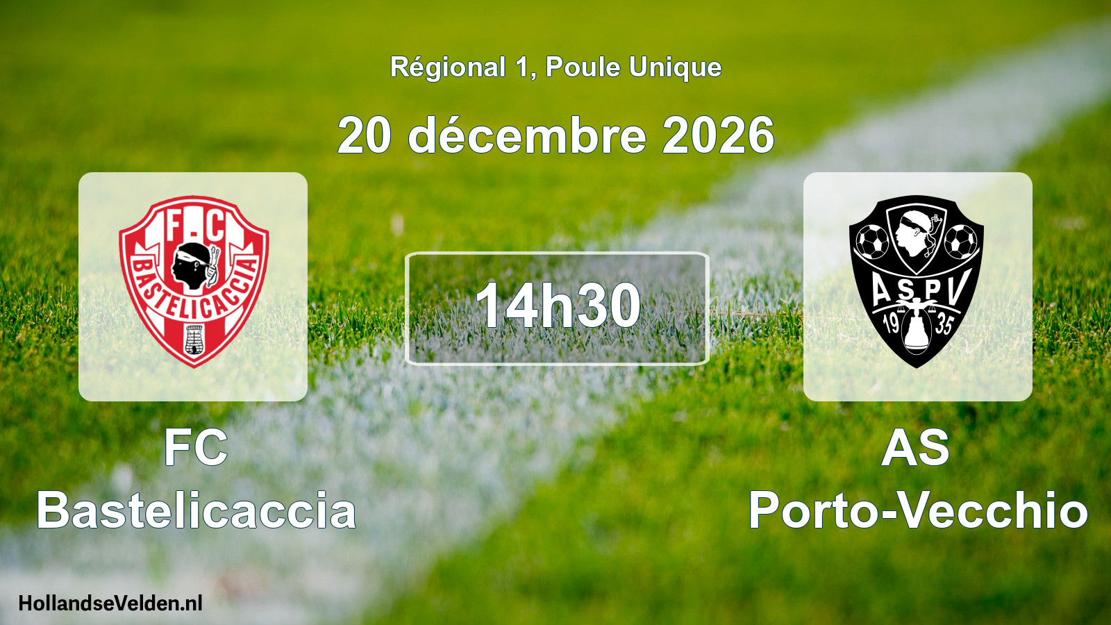 Scheduled Match: FC Bastelicaccia - AS Porto-Vecchio (20 December 2026)