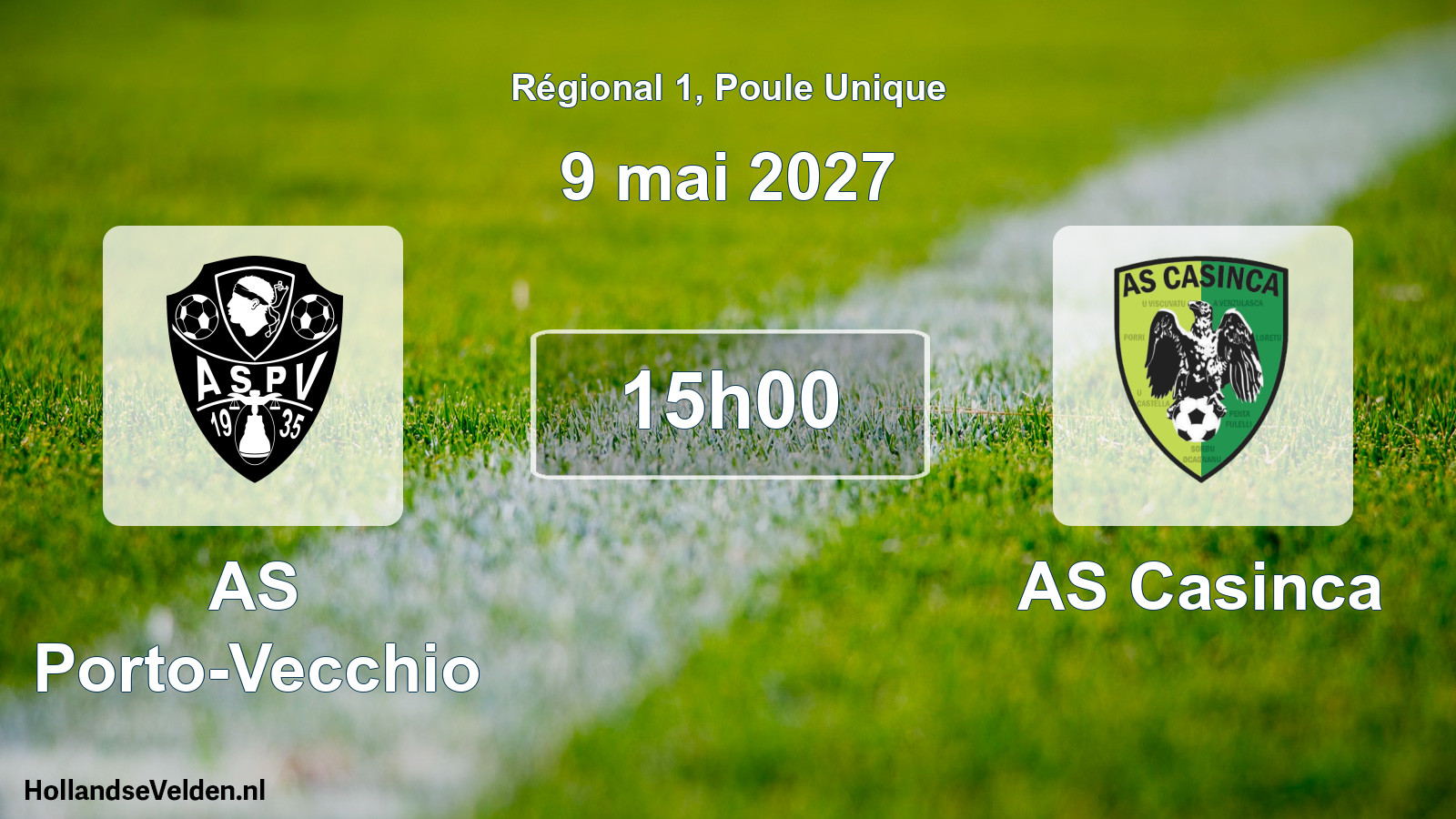 Scheduled Match: AS Porto-Vecchio - AS Casinca (9 May 2027)