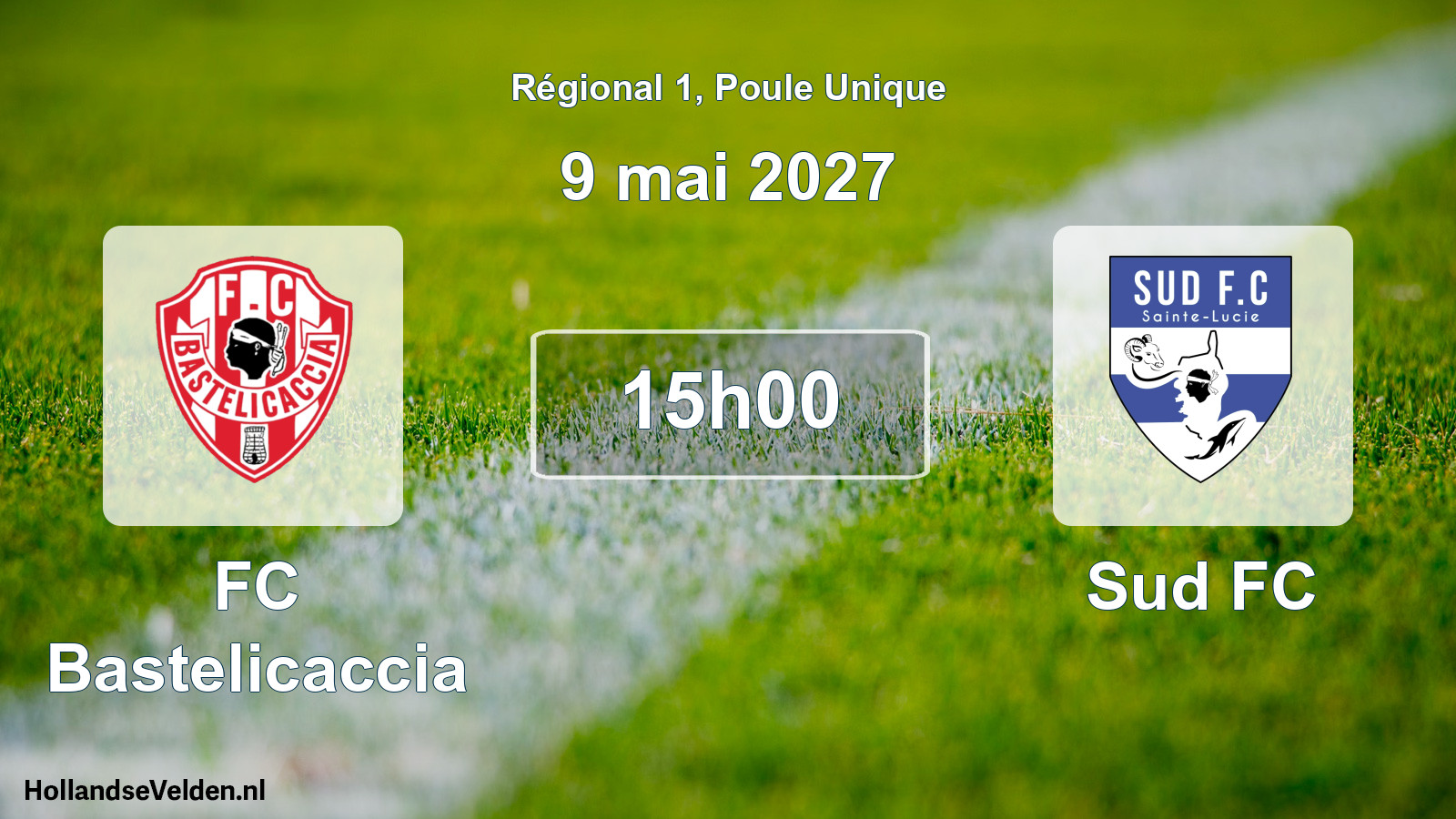 Scheduled Match: FC Bastelicaccia - Sud FC (9 May 2027)