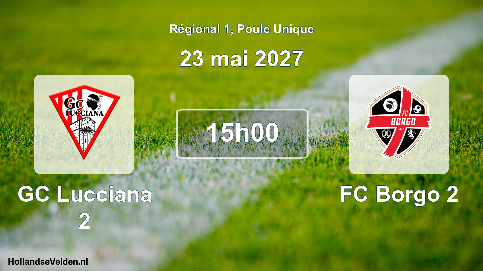 Scheduled Match: GC Lucciana 2 - FC Borgo 2 (23 May 2027)