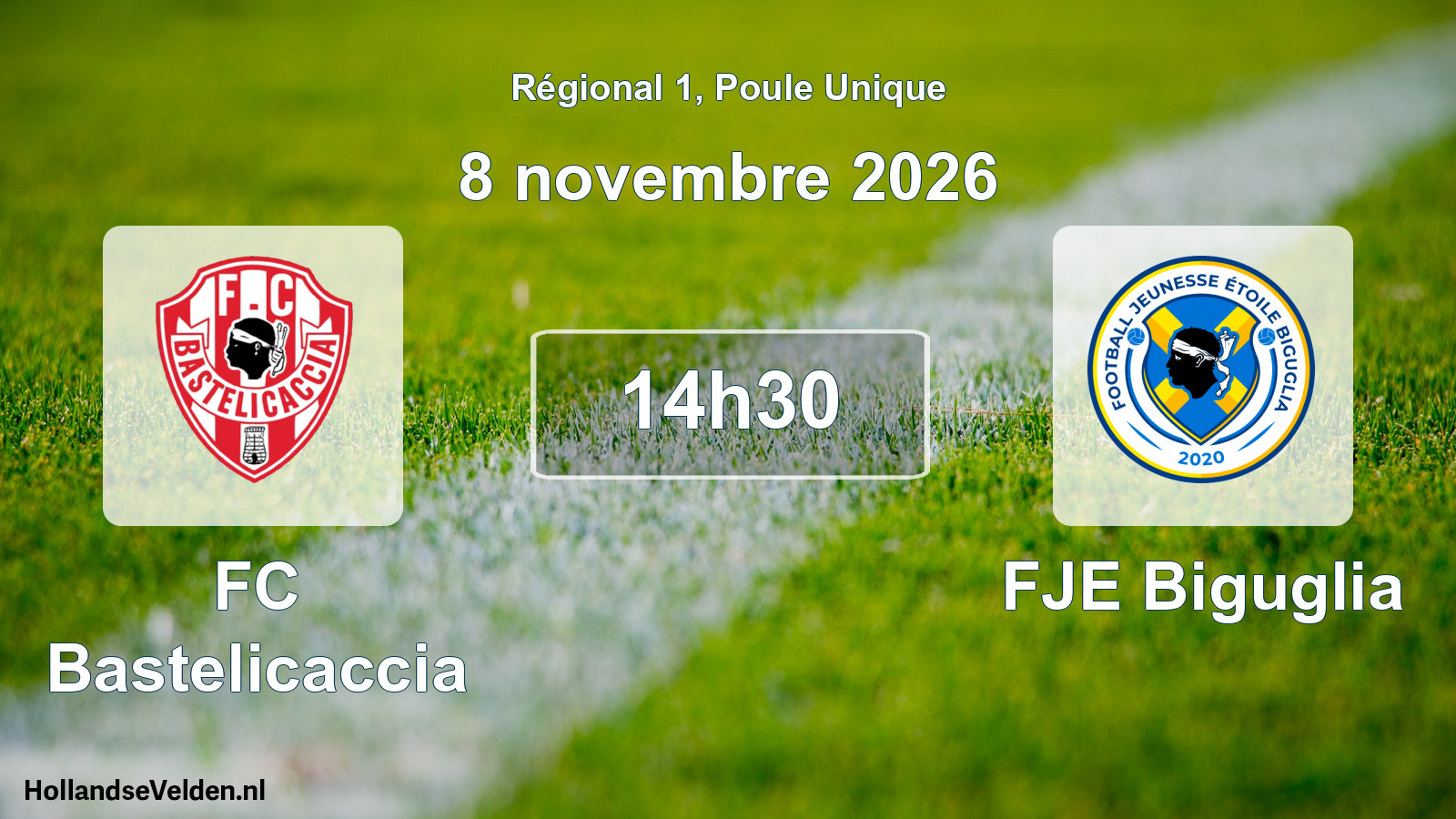 Scheduled Match: FC Bastelicaccia - FJE Biguglia (8 November 2026)