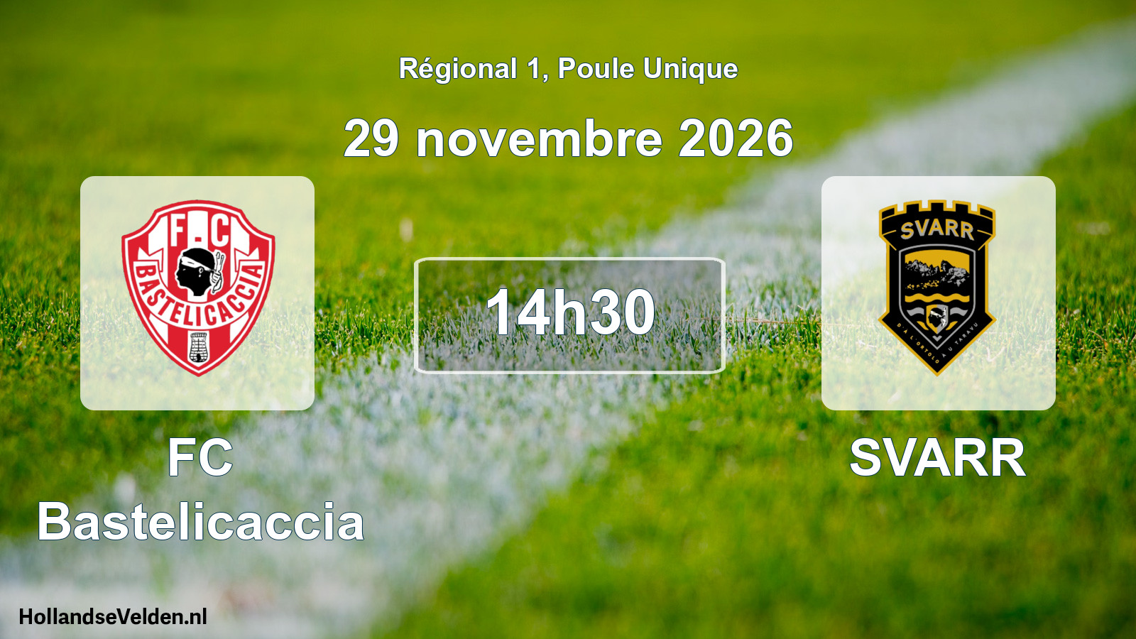 Scheduled Match: FC Bastelicaccia - SVARR (29 November 2026)