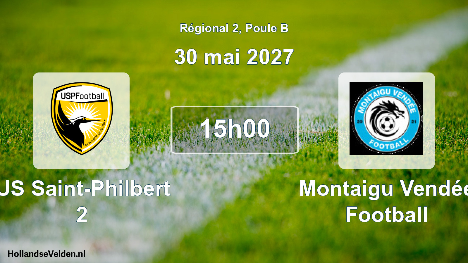 Scheduled Match: US Saint-Philbert 2 - Montaigu Vendée Football (30 May 2027)