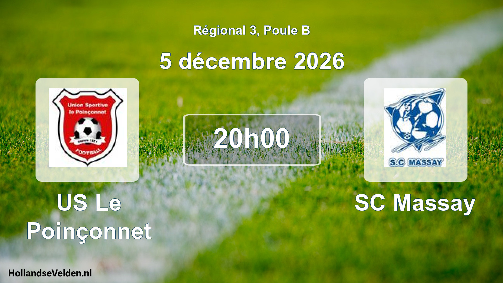 Scheduled Match: US Le Poinçonnet - SC Massay (5 December 2026)