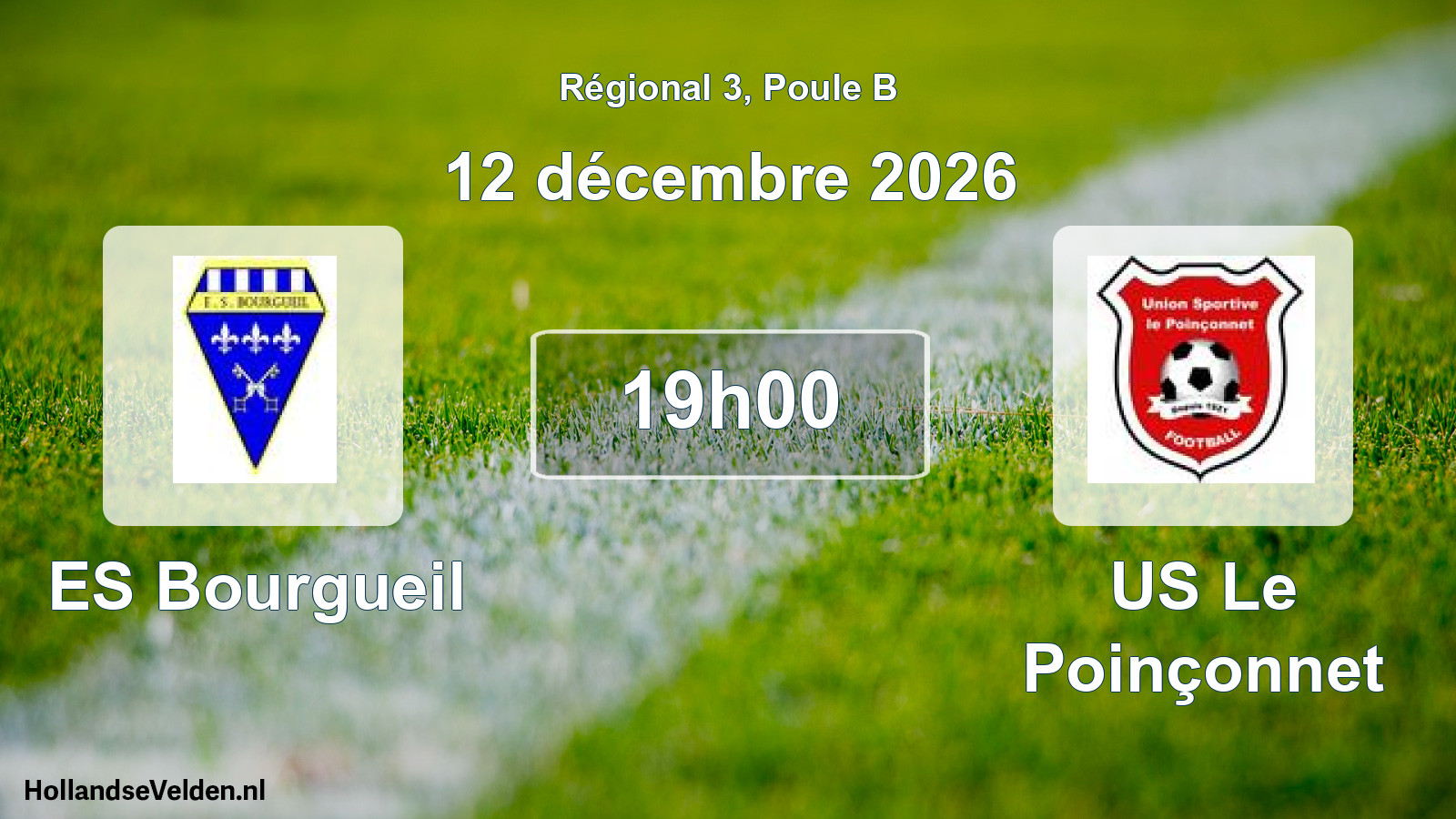 Scheduled Match: ES Bourgueil - US Le Poinçonnet (12 December 2026)