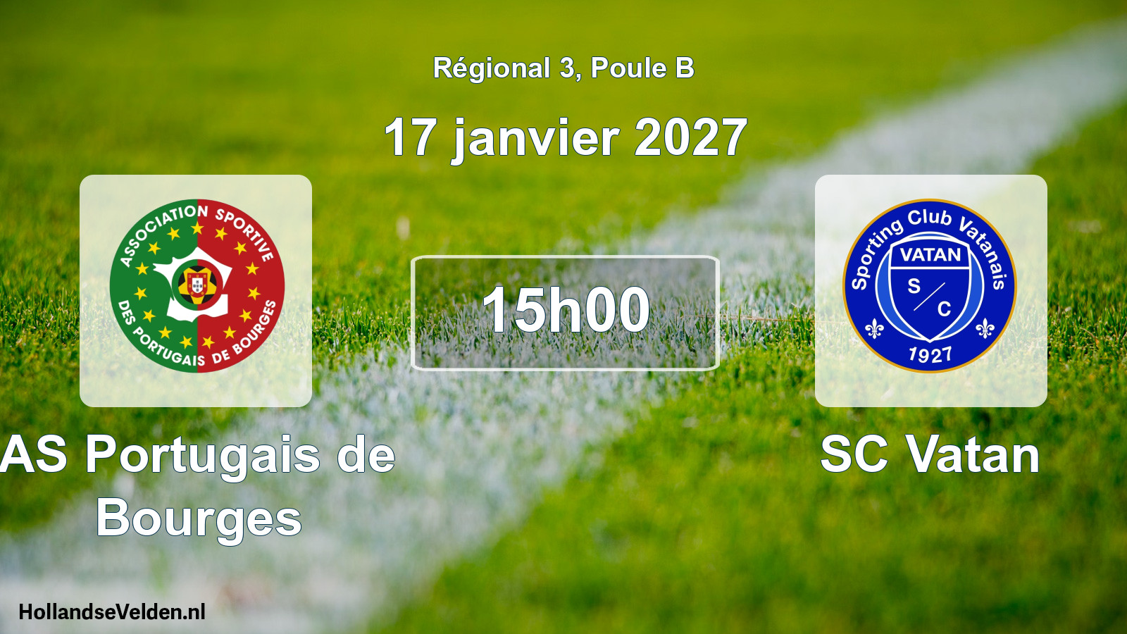 Scheduled Match: AS Portugais de Bourges - SC Vatan (17 January 2027)