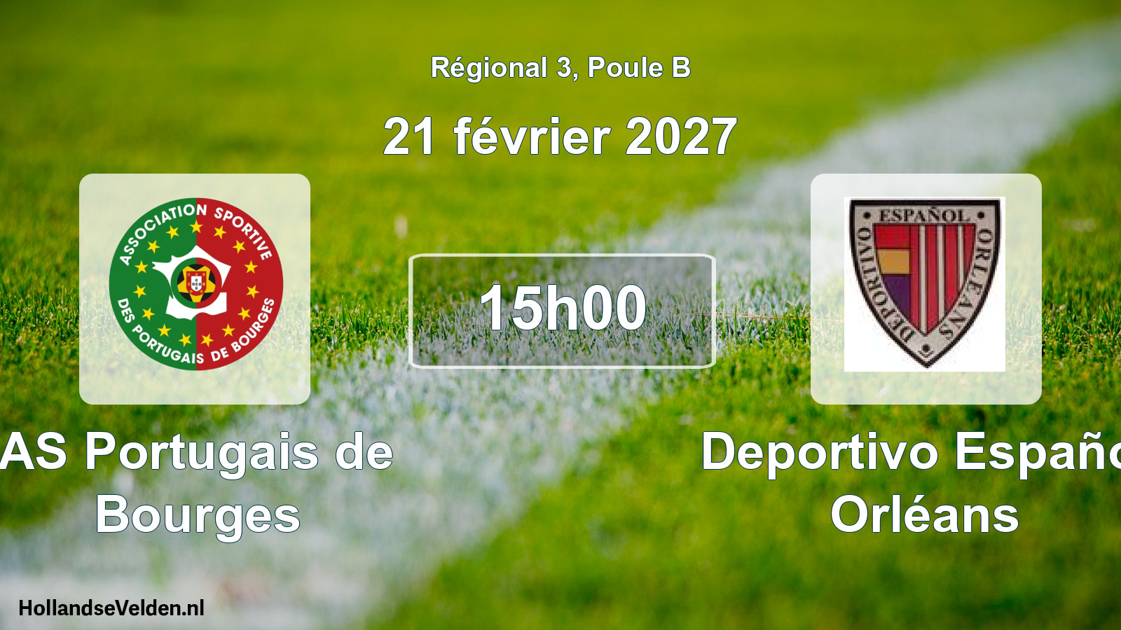 Scheduled Match: AS Portugais de Bourges - Deportivo Español Orléans (21 February 2027)