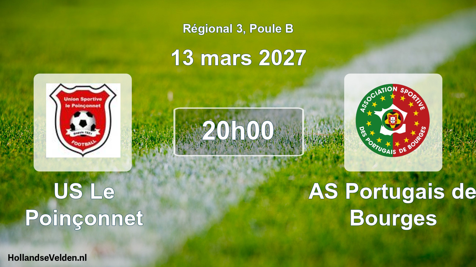 Scheduled Match: US Le Poinçonnet - AS Portugais de Bourges (13 March 2027)