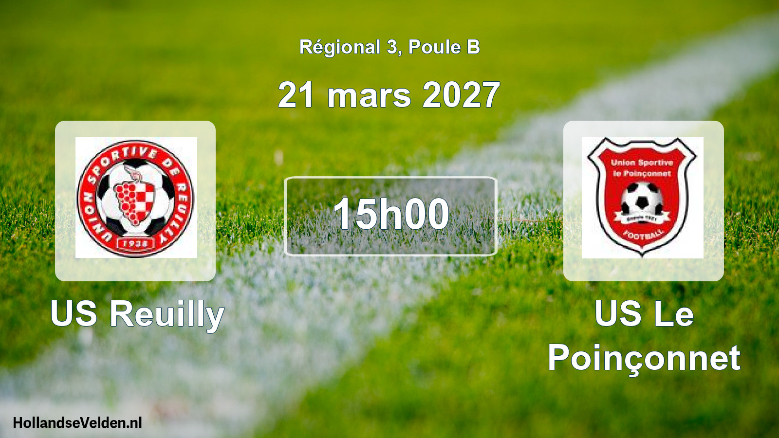 Scheduled Match: US Reuilly - US Le Poinçonnet (21 March 2027)