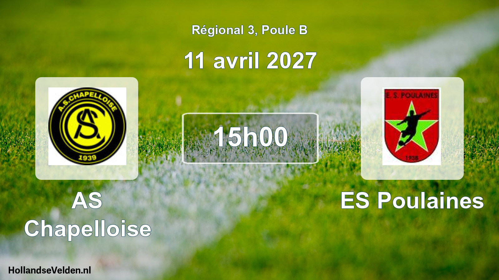 Scheduled Match: AS Chapelloise - ES Poulaines (11 April 2027)