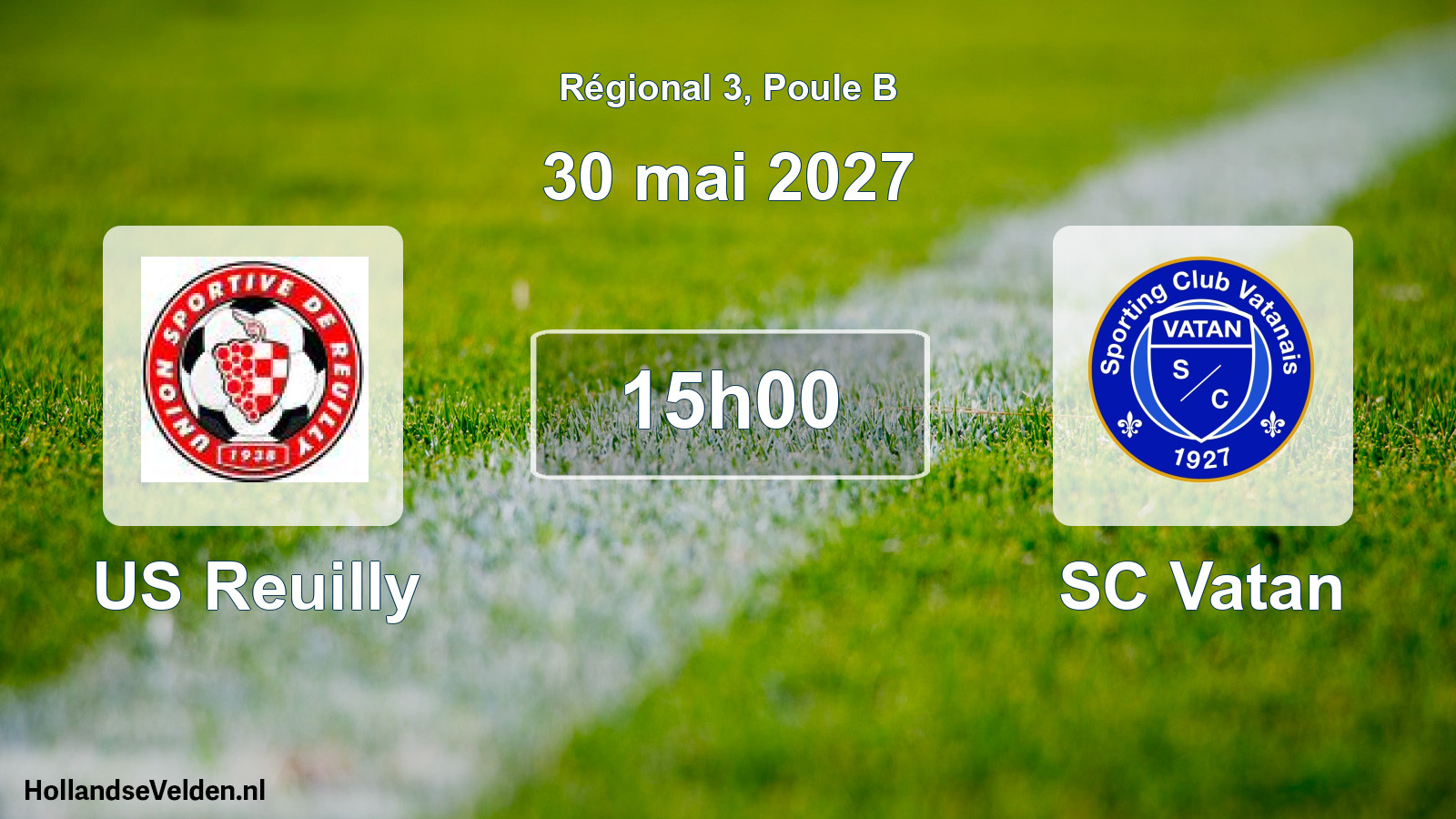 Scheduled Match: US Reuilly - SC Vatan (30 May 2027)
