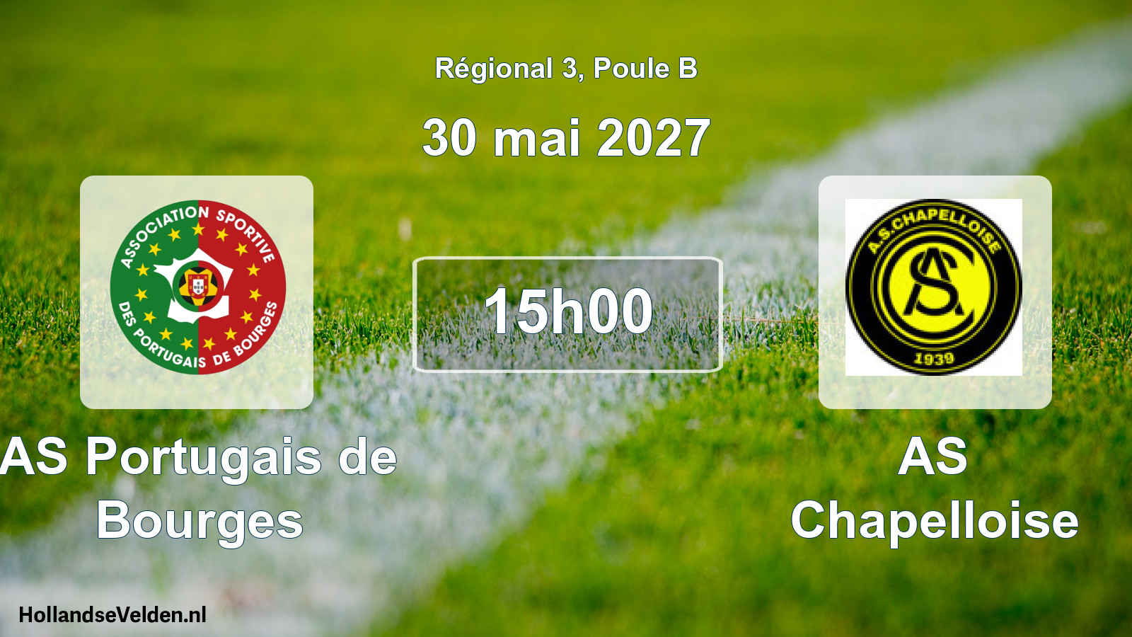 Scheduled Match: AS Portugais de Bourges - AS Chapelloise (30 May 2027)