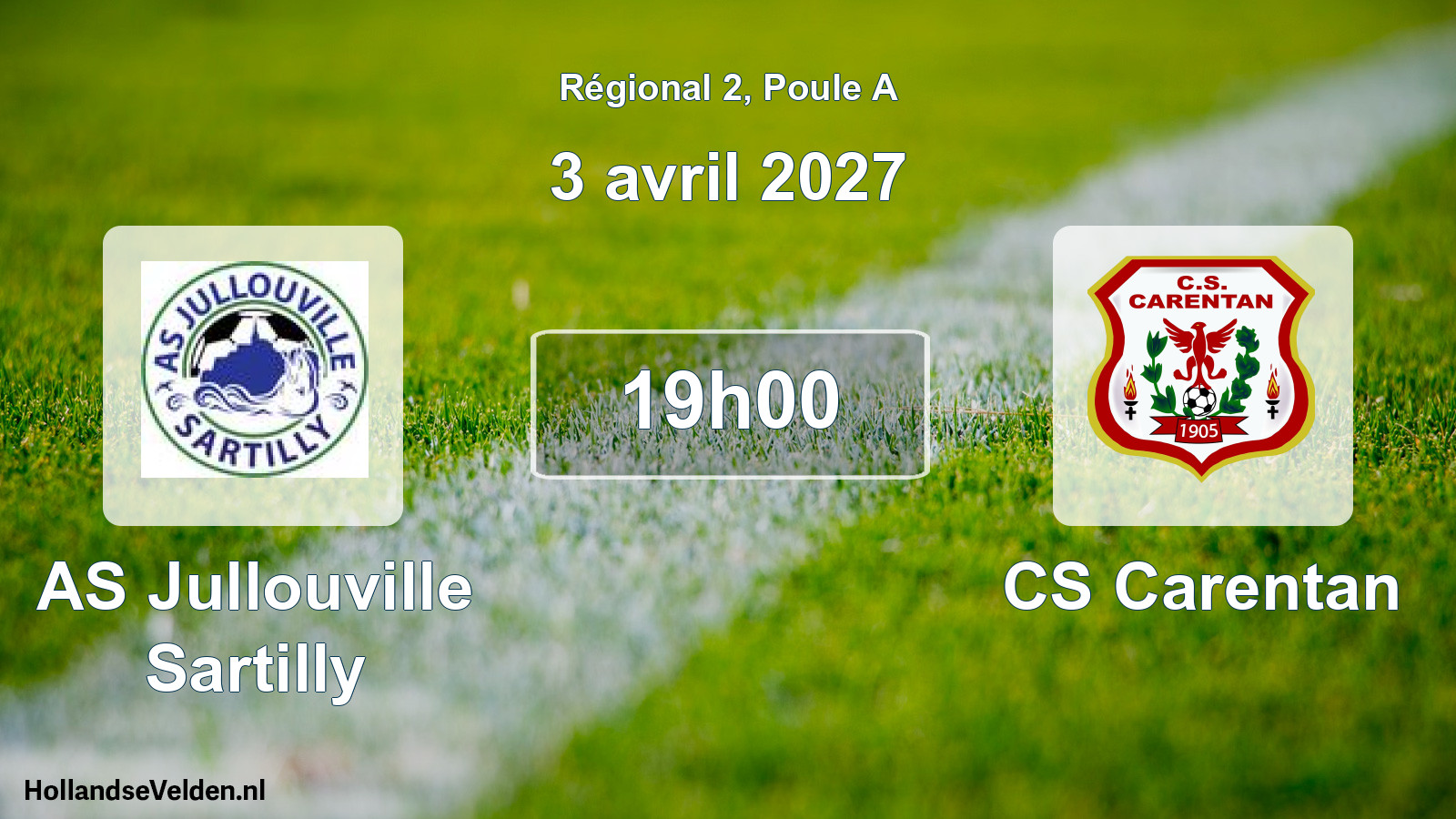 Scheduled Match: AS Jullouville Sartilly - CS Carentan (3 April 2027)