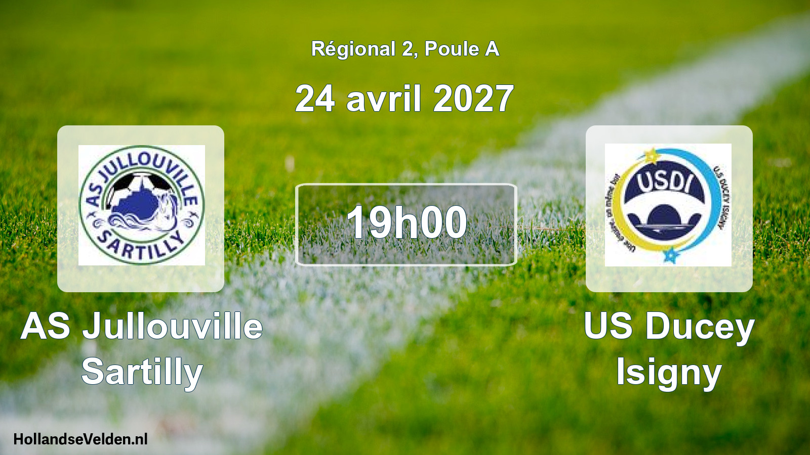 Match programmé: AS Jullouville Sartilly - US Ducey Isigny (24 avril 2027)