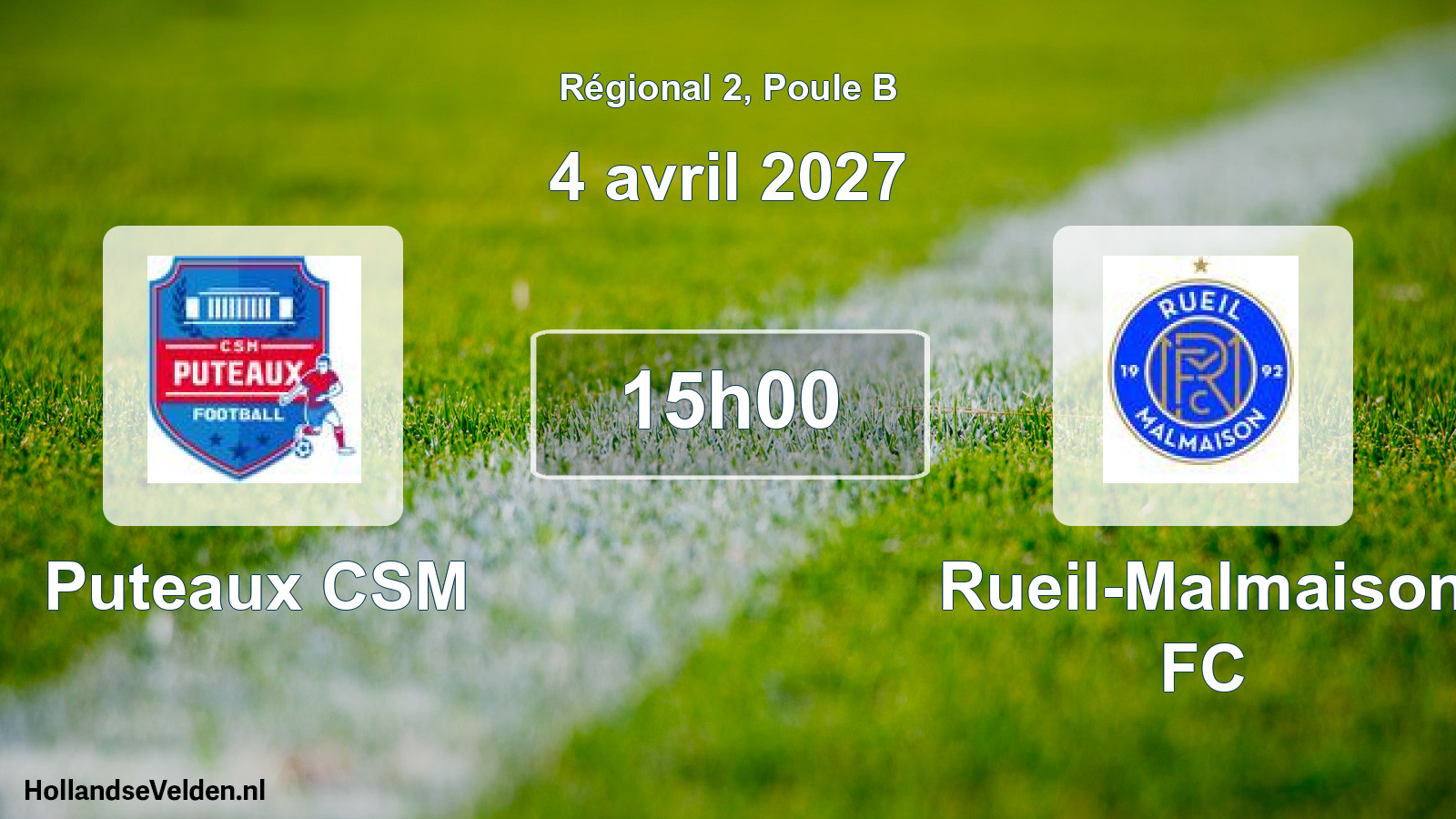 Scheduled Match: Puteaux CSM - Rueil-Malmaison FC (4 April 2027)