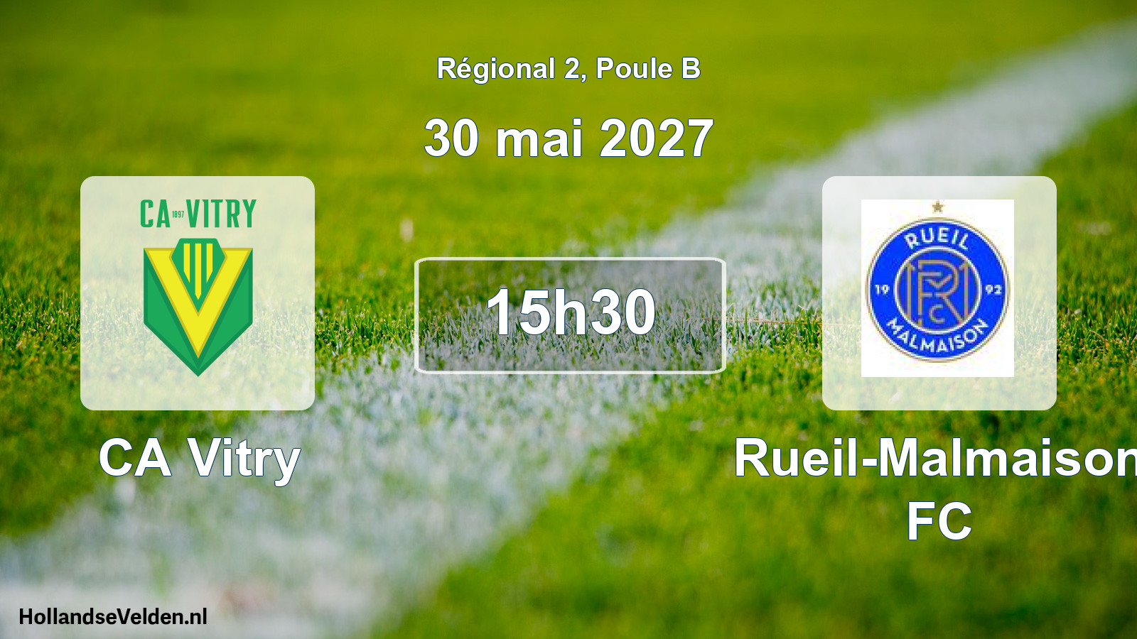 Scheduled Match: CA Vitry - Rueil-Malmaison FC (30 May 2027)