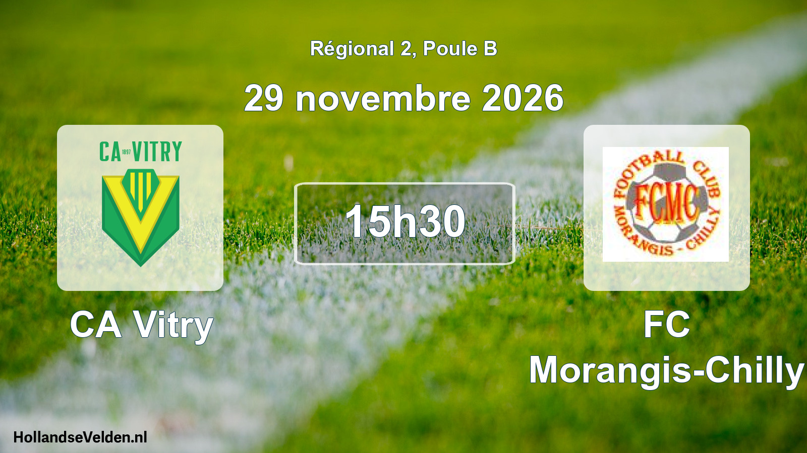 Scheduled Match: CA Vitry - FC Morangis-Chilly (29 November 2026)