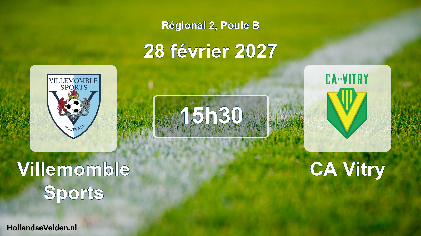Scheduled Match: Villemomble Sports - CA Vitry (28 February 2027)