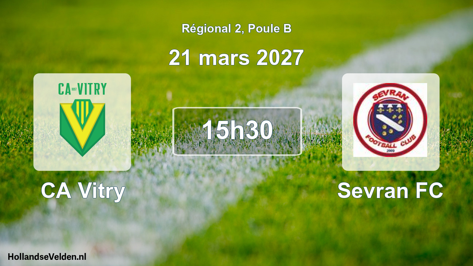 Scheduled Match: CA Vitry - Sevran FC (21 March 2027)