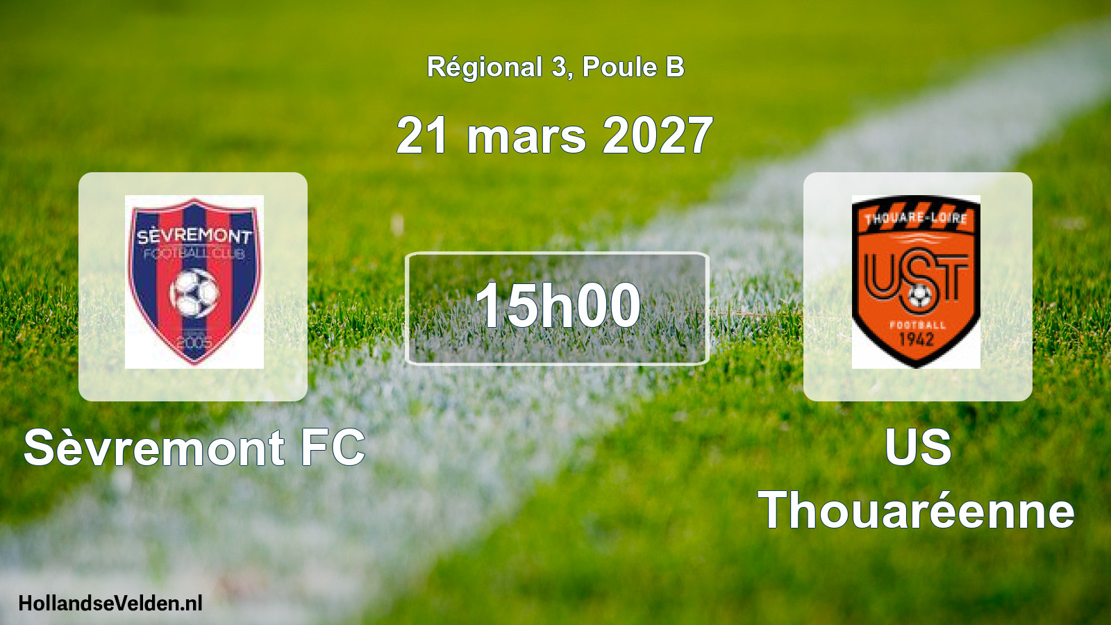 Scheduled Match: Sèvremont FC - US Thouaréenne (21 March 2027)