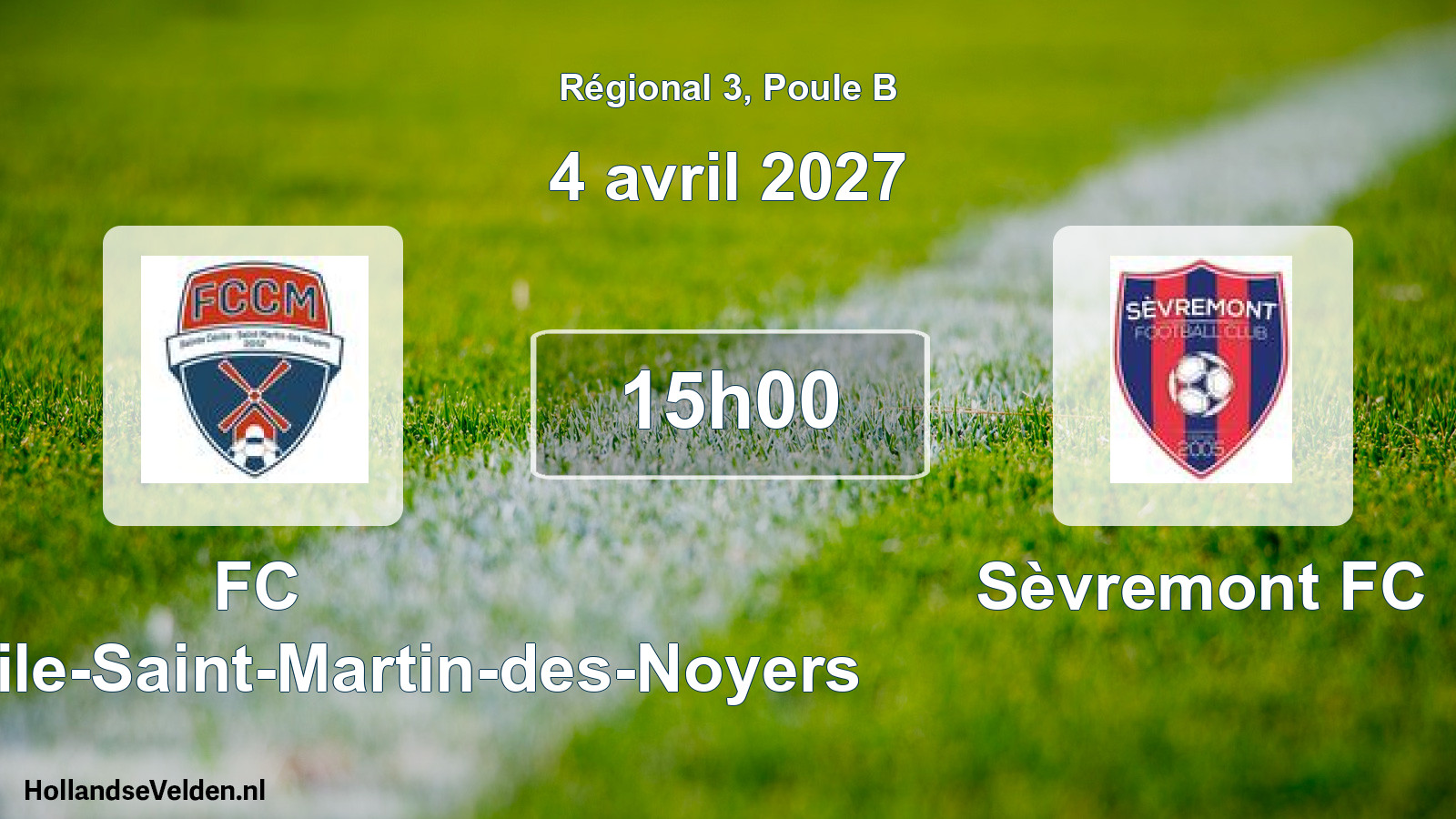 Scheduled Match: FC Sainte-Cécile-Saint-Martin-des-Noyers - Sèvremont FC (4 April 2027)