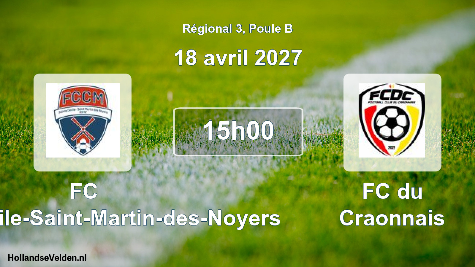 Scheduled Match: FC Sainte-Cécile-Saint-Martin-des-Noyers - FC du Craonnais (18 April 2027)