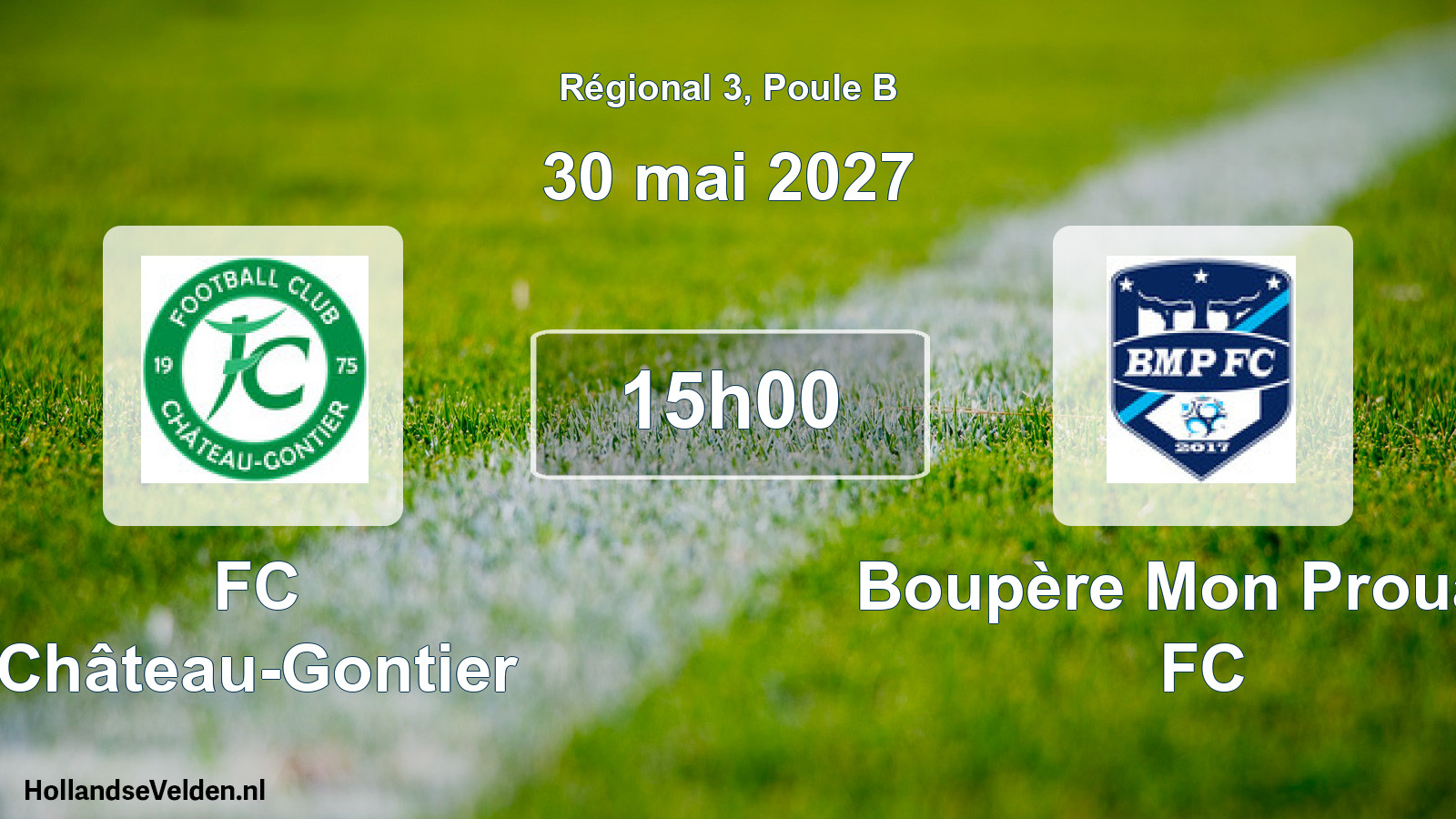 Scheduled Match: FC Château-Gontier - Boupère Mon Prouant FC (30 May 2027)