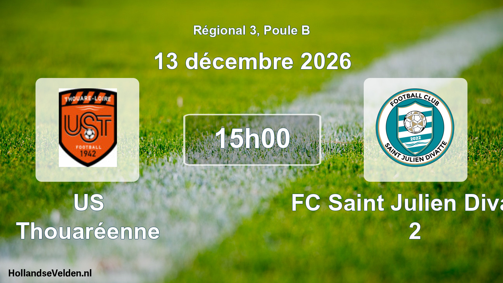 Scheduled Match: US Thouaréenne - FC Saint Julien Divatte 2 (13 December 2026)