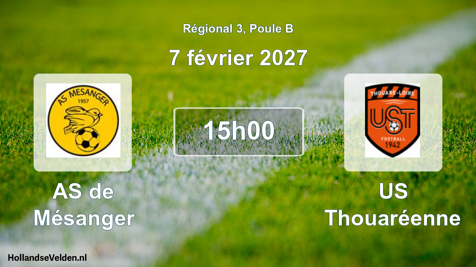 Scheduled Match: AS de Mésanger - US Thouaréenne (7 February 2027)