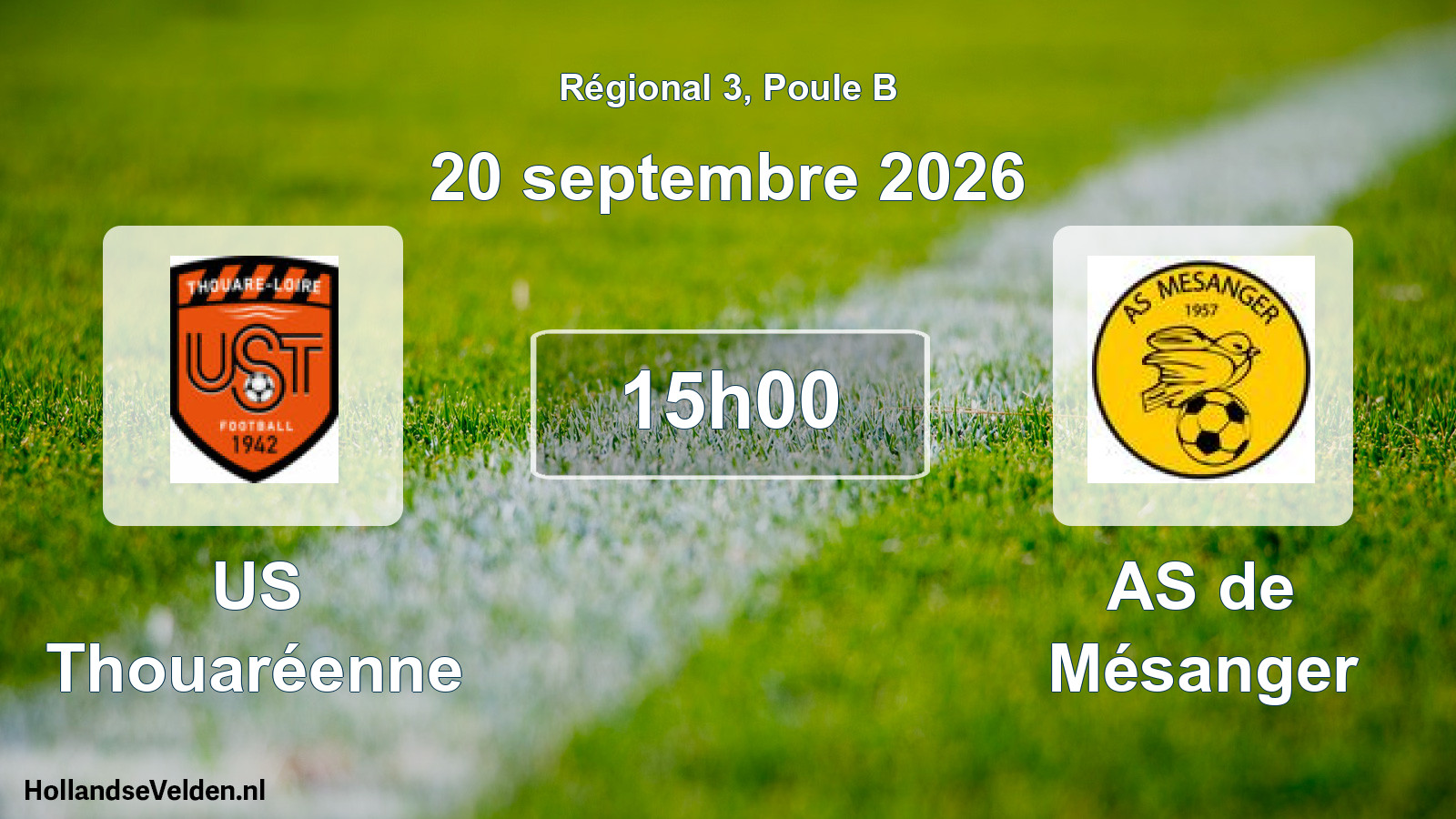 Scheduled Match: US Thouaréenne - AS de Mésanger (20 September 2026)