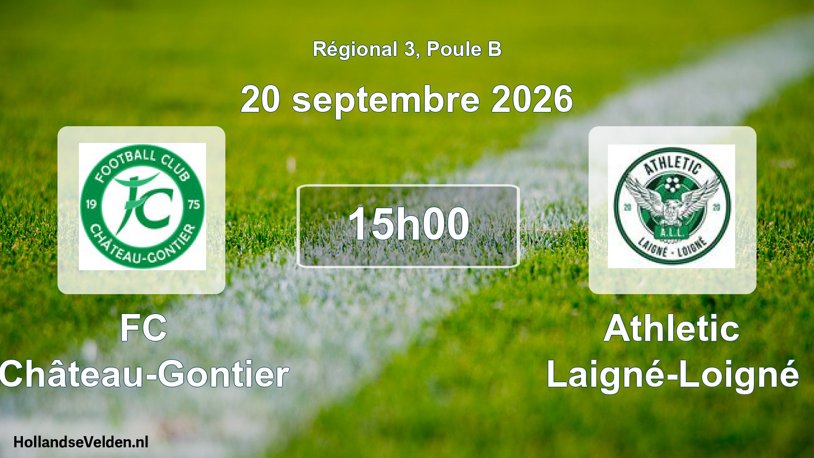 Scheduled Match: FC Château-Gontier - Athletic Laigné-Loigné (20 September 2026)