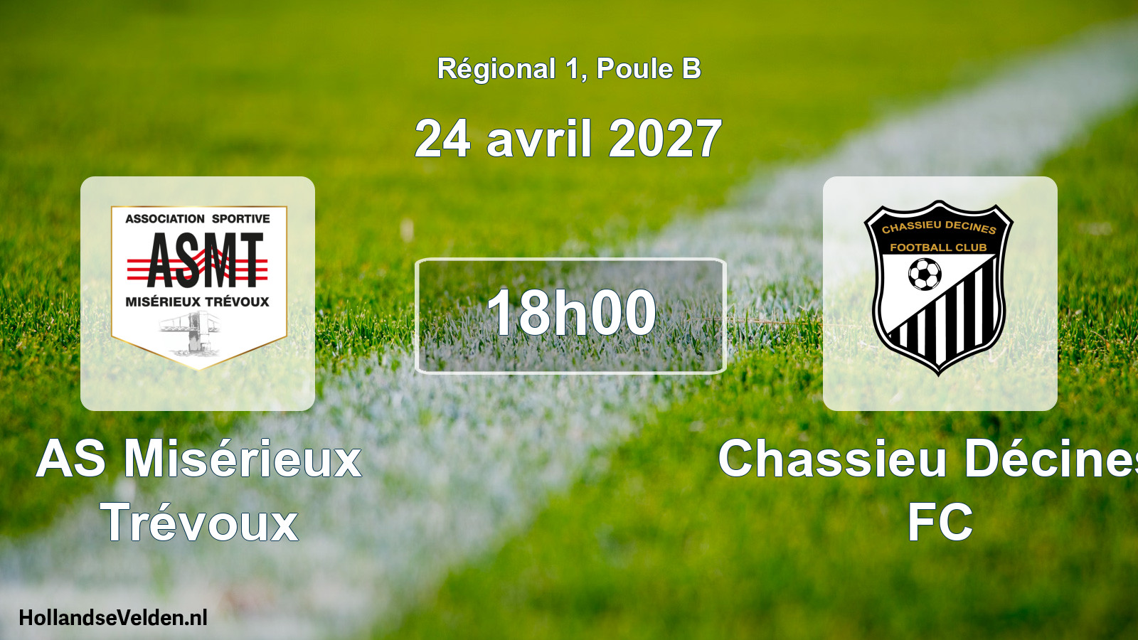 Scheduled Match: AS Misérieux Trévoux - Chassieu Décines FC (24 April 2027)