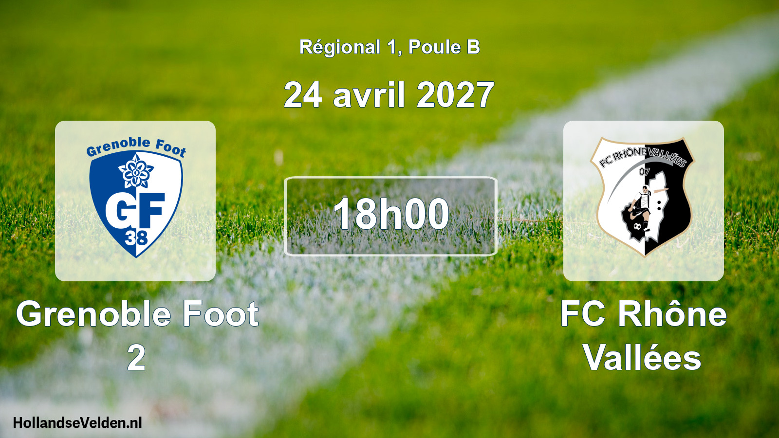 Scheduled Match: Grenoble Foot 2 - FC Rhône Vallées (24 April 2027)