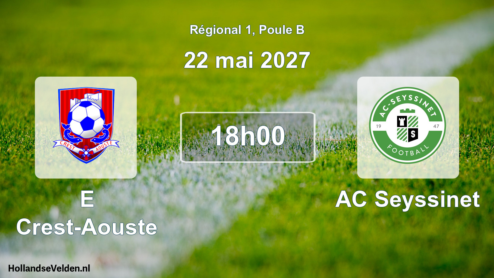 Scheduled Match: E Crest-Aouste - AC Seyssinet (22 May 2027)