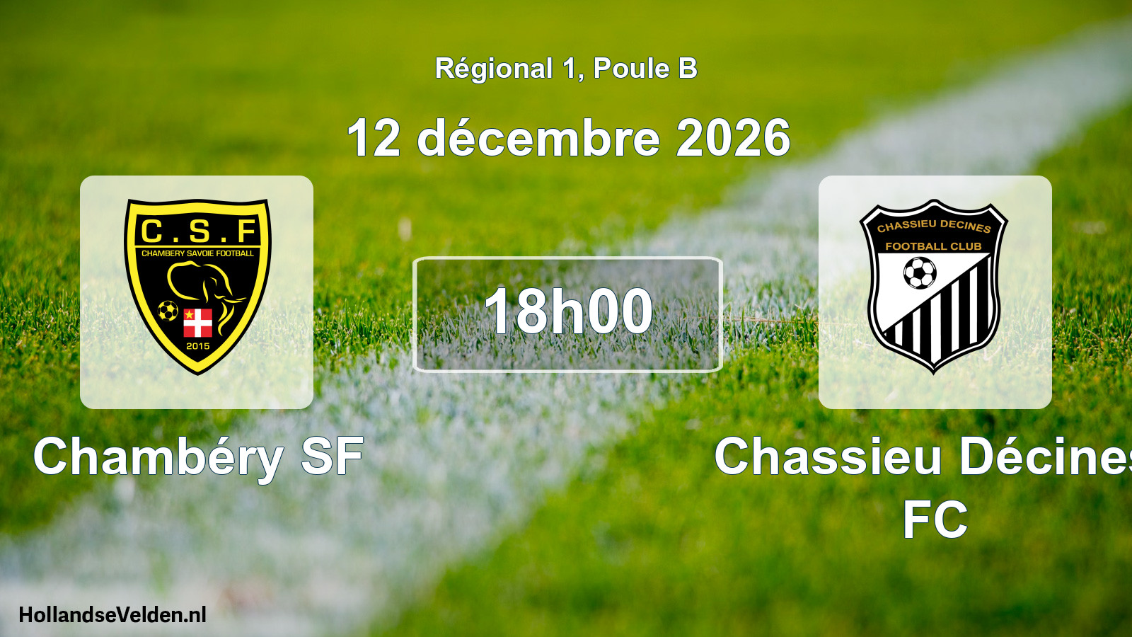 Scheduled Match: Chambéry SF - Chassieu Décines FC (12 December 2026)