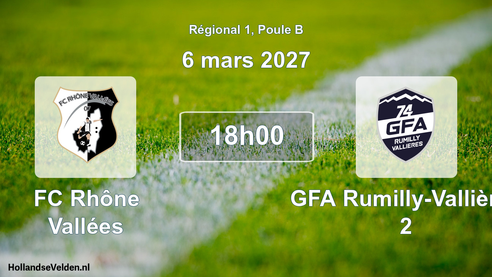 Scheduled Match: FC Rhône Vallées - GFA Rumilly-Vallières 2 (6 March 2027)