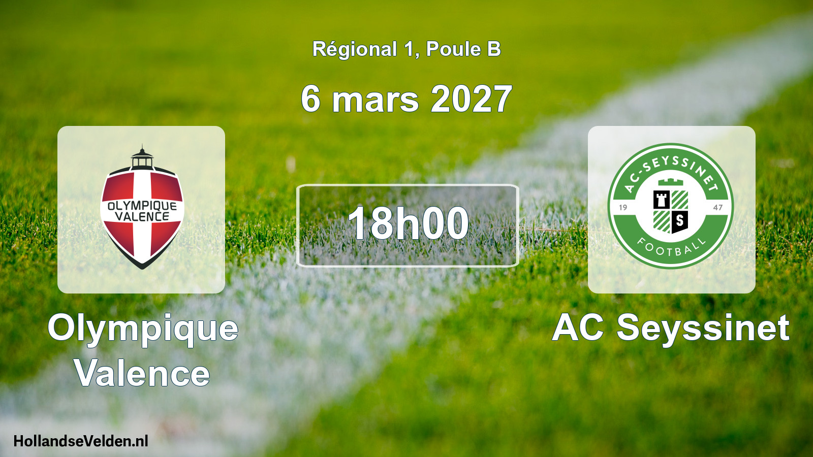 Scheduled Match: Olympique Valence - AC Seyssinet (6 March 2027)